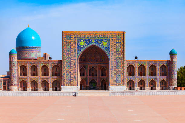 istock Registan ancient city in Samarkand, Uzbekistan 1492030130