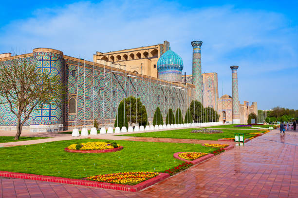 istock Registan ancient city in Samarkand, Uzbekistan 1492030141