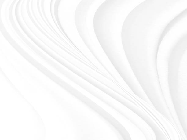 istock Clean fashion woven beautiful soft fabric abstract smooth curve shape decorative textile white background 1492032435