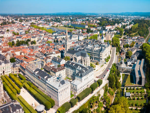 istock Pau aerial panoramic view, France 1492037643