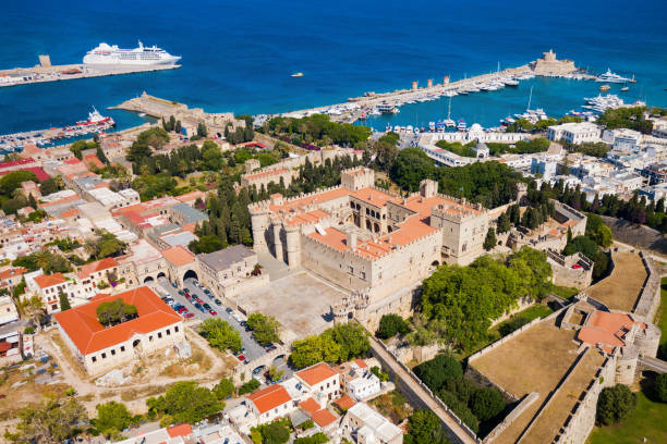 Rhodes old town in Greece
