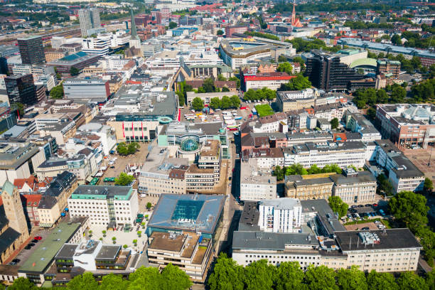 istock Dortmund city centre aerial view 1492037687