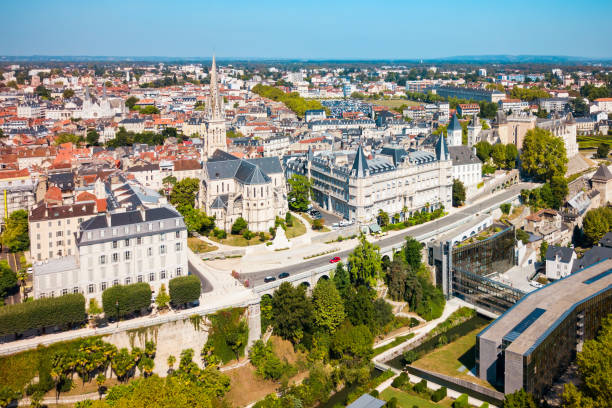 istock Pau aerial panoramic view, France 1492037712