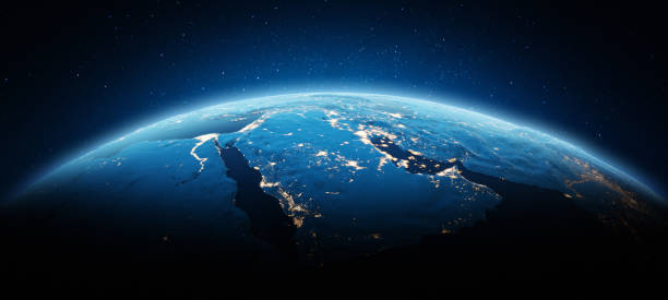 istock Middle East, Saudi Arabia city lights 1492051123