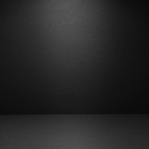 istock Abstract black stage mockup with ray as beam with spot light, contrast, gradient, template for presentation cosmetic product, goods, advertising, design, showing, poster, flyer, text, card, square. 1492054496