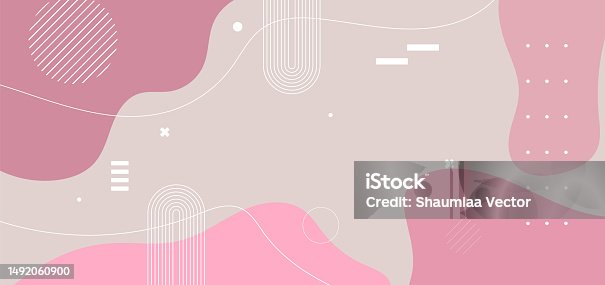 istock Geometric shape element with liquid abstract pastel colours background 1492060900