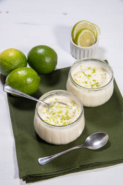istock Delicious lemon mousse. Refreshing and tasty dessert 1492061944