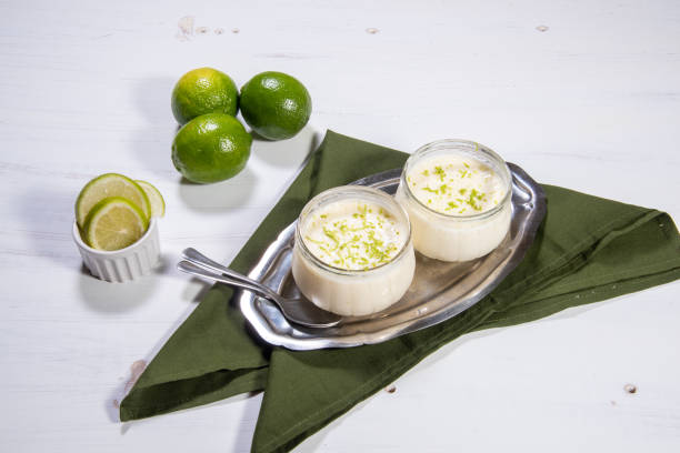 istock Delicious lemon mousse. Refreshing and tasty dessert 1492062302