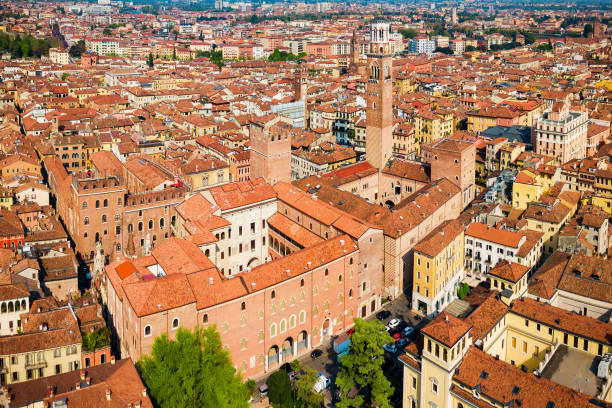 istock Torre Lamberti tower aerial view 1492067679