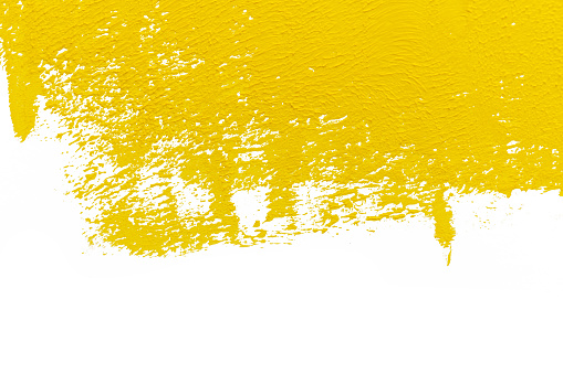 Abstract Hand-painted Art yellow Background