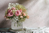 Beautiful pastel rose bouquet