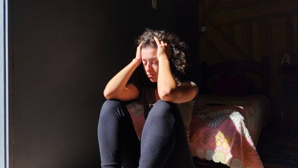 istock Depressed and anxious woman 1492079182