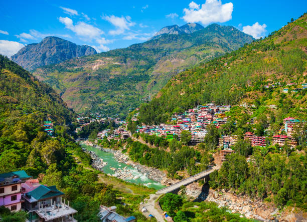 Rampur Bushahr town, Himachal Pradesh, India Rampur Bushahr is a town in Shimla district, Himachal Pradesh state in India shimla stock pictures, royalty-free photos & images