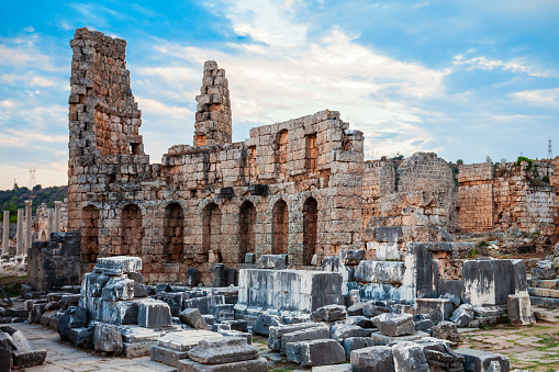 Perge was an ancient Anatolian city, now located near the Antalya city in Turkey
