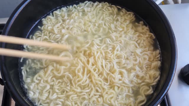 Stirring Noodles