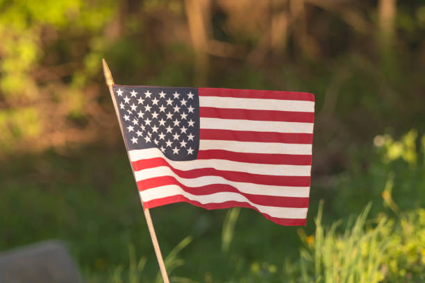 istock USA flag in natural light setting sun 1492080878