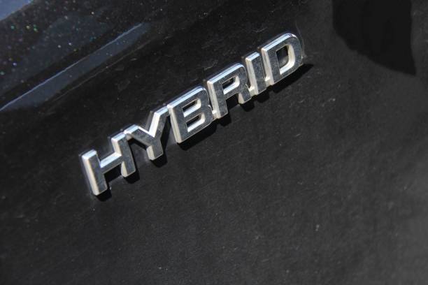 Conceptual , Text Hybrid on a car.