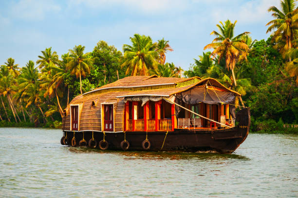 istock Houseboat in Alappuzha backwaters, Kerala 1492085771