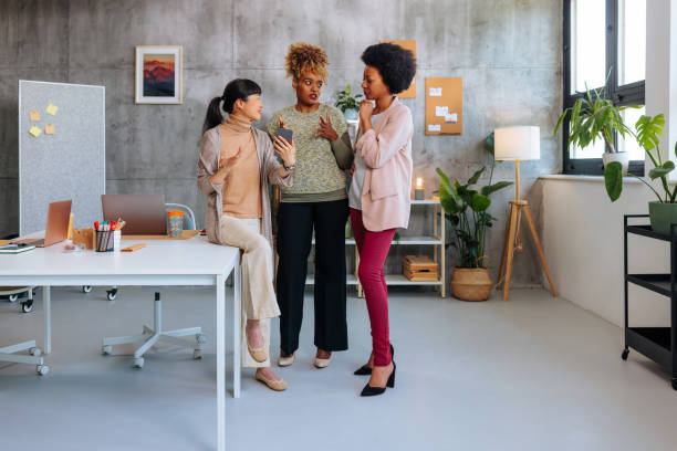 istock Diverse female business team concerned about received message. 1492089585