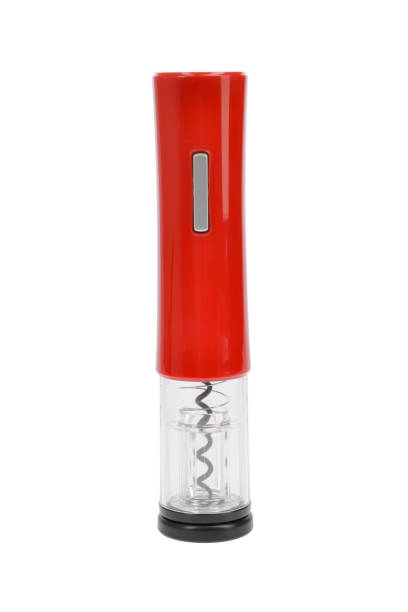 istock Automatic corkscrew for opening bottle caps. Electric Wine Bottle Opener. 1492089889