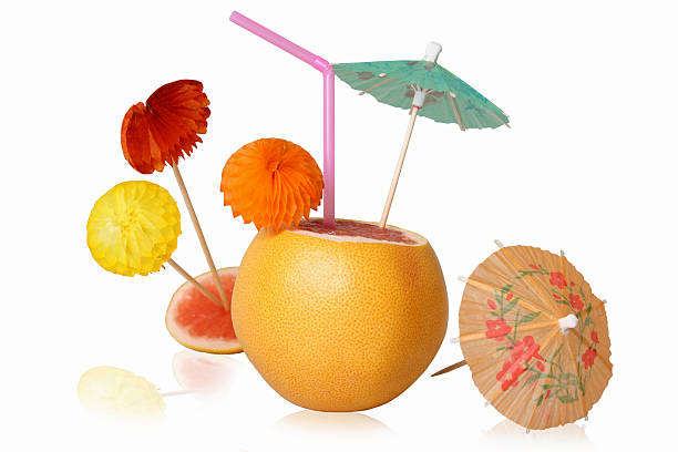Cocktail a grapefruit stock photo