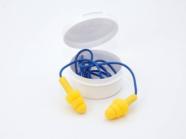 Earplugs Industrial type hearing protectors ear plug stock pictures, royalty-free photos & images