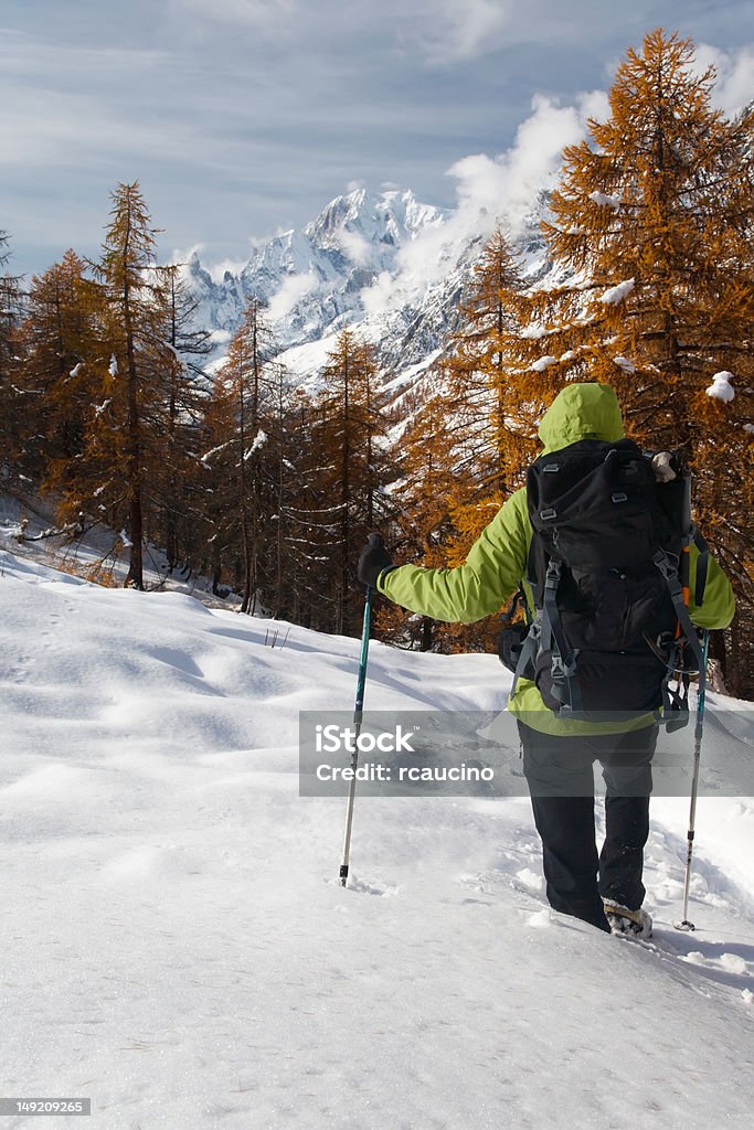 Winter hiking - Lizenzfrei Abenteuer Stock-Foto