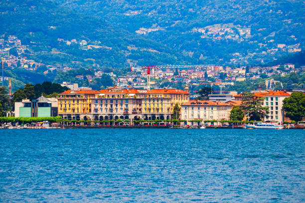 istock Lugano lake and city, Switzerland 1492095576
