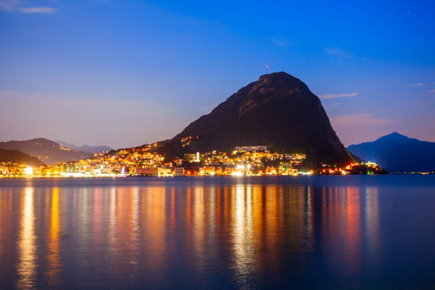 istock Lugano lake and city, Switzerland 1492095577