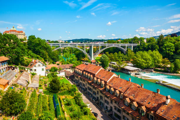 istock Bern aerial panoramic view, Switzerland 1492095793