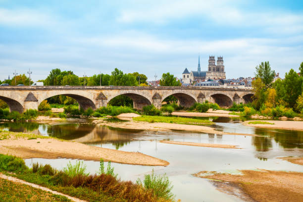 istock Orleans aerial panoramic view, France 1492100637