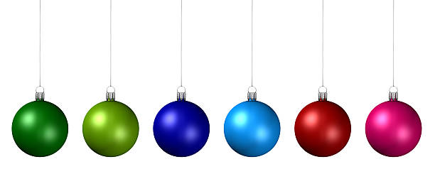 istock Colored Christmas Tree Decoration Balls 149210408