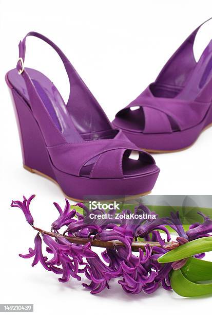 Fashion Shoes And Flower Stock Photo - Download Image Now - Beauty, Celebration, Close-up