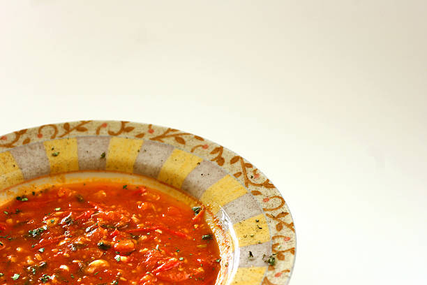 Volumosa Sopa de Tomate - fotografia de stock