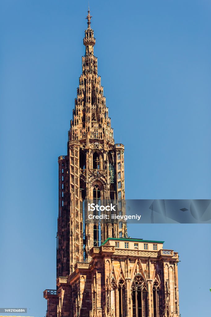 Cathedral Notre dame de Strasbourg. Strasbourg. France Alsace Stock Photo