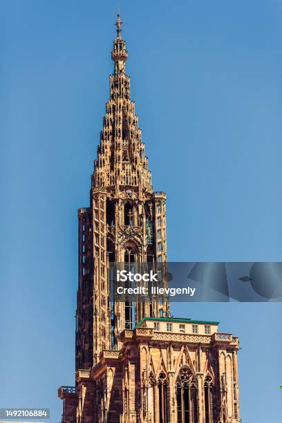 Cathedral Notre Dame De Strasbourg Strasbourg France Stock Photo - Download Image Now