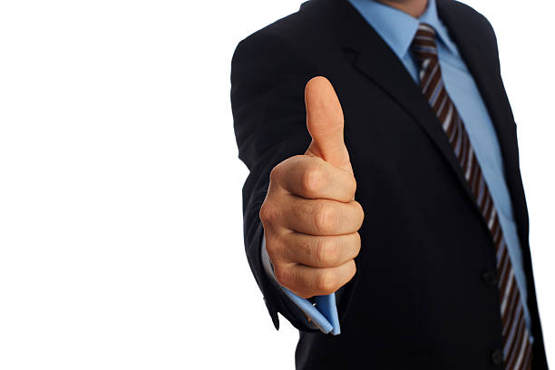 Business Thumbs Up stock photo