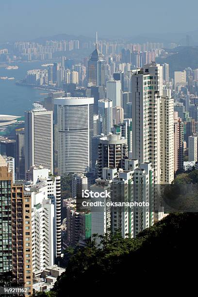 Hong Kong Stockfoto und mehr Bilder von Anhöhe - Anhöhe, Ansicht aus erhöhter Perspektive, Architektur