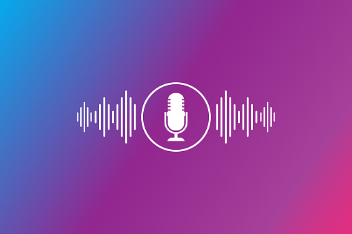 Podcast Sound Audio Wave Design