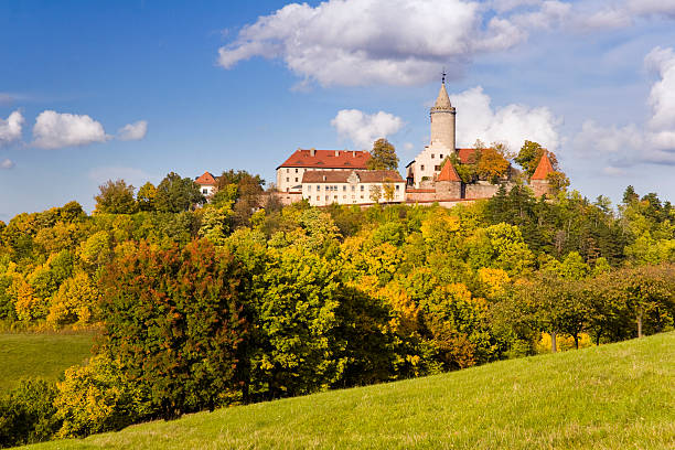 burg leuchtenburg - thuringia stock-fotos und bilder