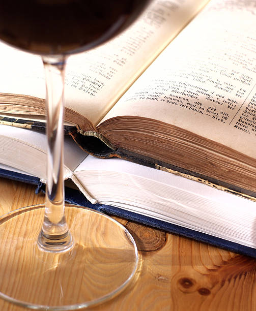 istock Literature and Red Wine 149211406