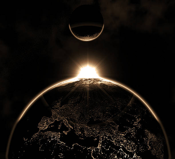istock Planet Earth with Moon Hi-Res 149211552