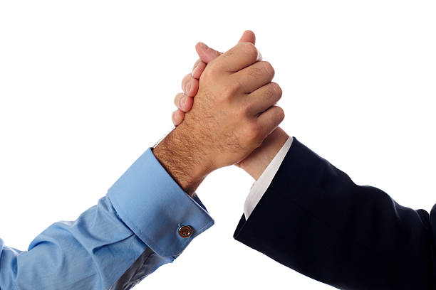 Celebration Business Handshake stock photo