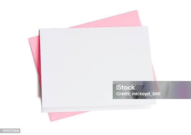 맹검액 카드 핑크 봉투 0명에 대한 스톡 사진 및 기타 이미지 - 0명, 공란, 봉투