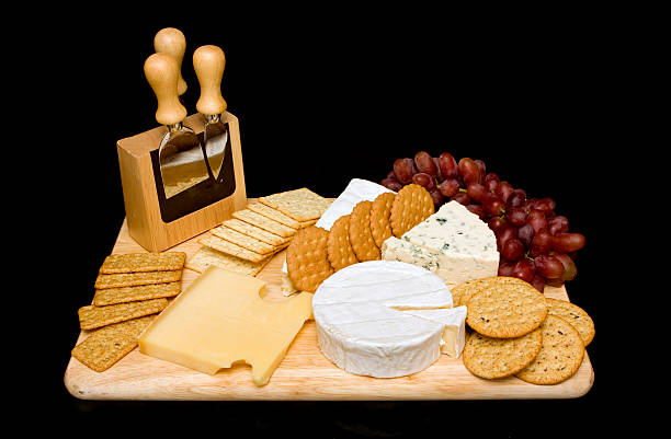 Selección de queso - foto de stock