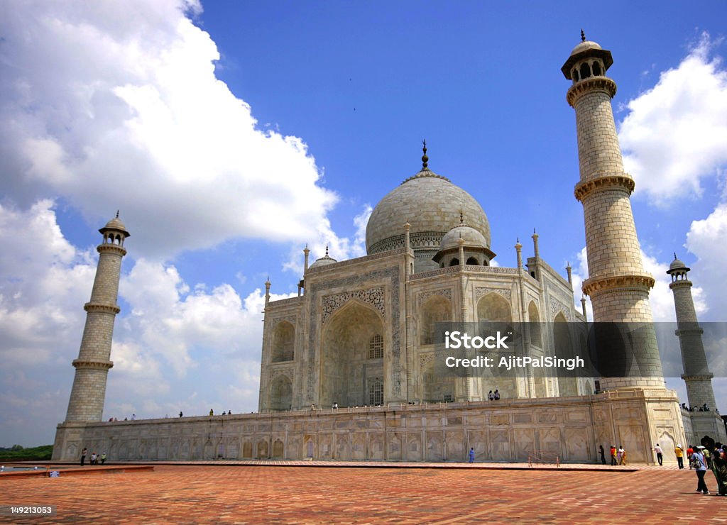 The Taj Mahal Agra Stock Photo