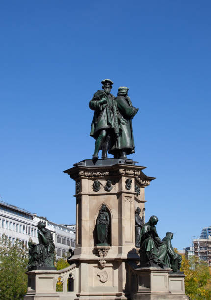 istock Johannes Gutenberg monument (1858). Frankfurt am Main, Germany 1492136657