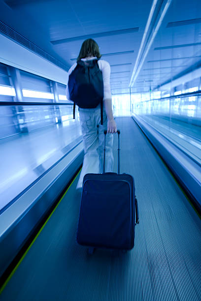 istock Traveling Woman Rushing to Flight 149214260