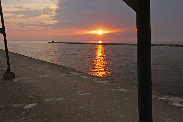 istock The Grand River at Lake Michigan 149214333