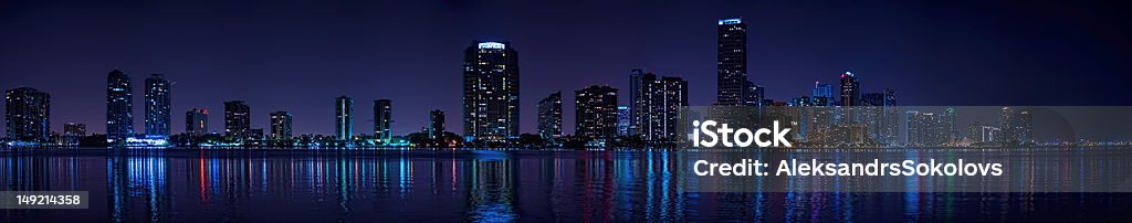 マイアミの夜 - マイアミのロイヤリティフリーストックフォト